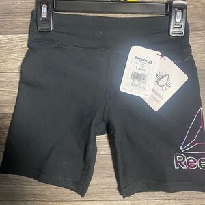 Girls small fitted stretch Reebok shorts size 6